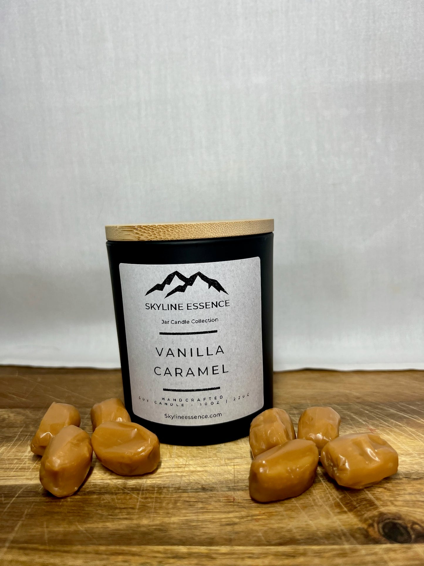Vanilla Caramel - Matte Black Jars