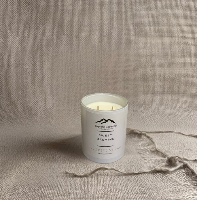 Sweet Jasmine - Matte White Jar