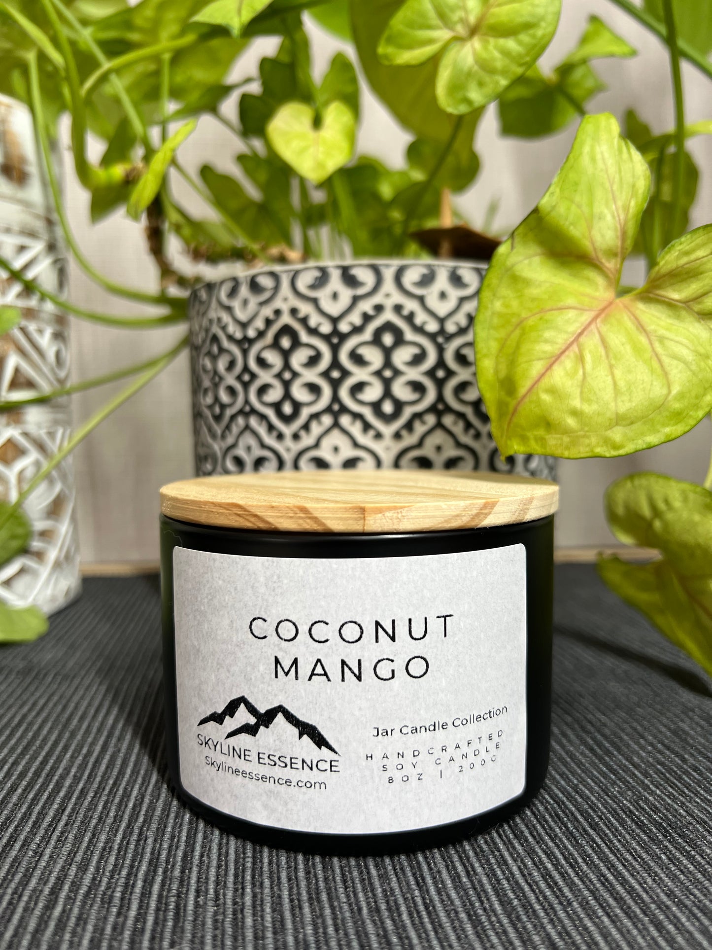 Coconut Mango - Matte Black Jar