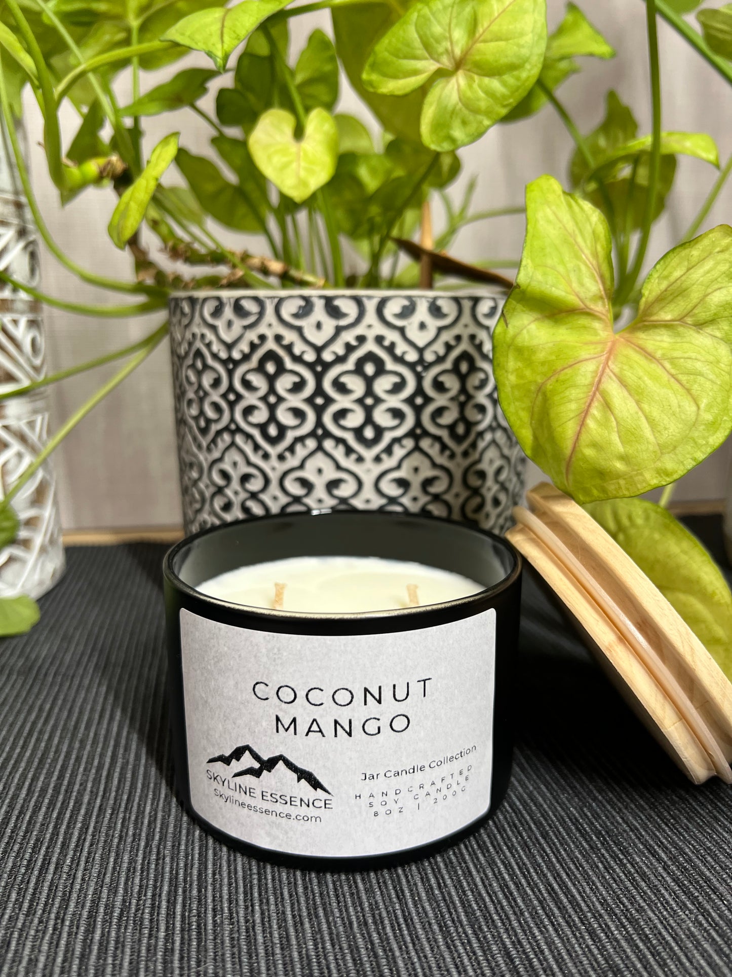 Coconut Mango - Matte Black Jar