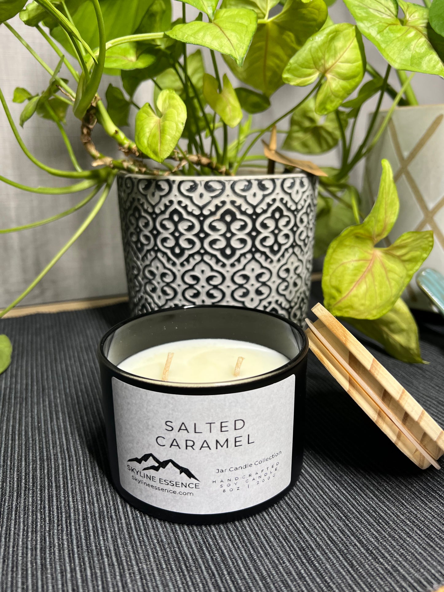 Salted Caramel - Matte Black Jar