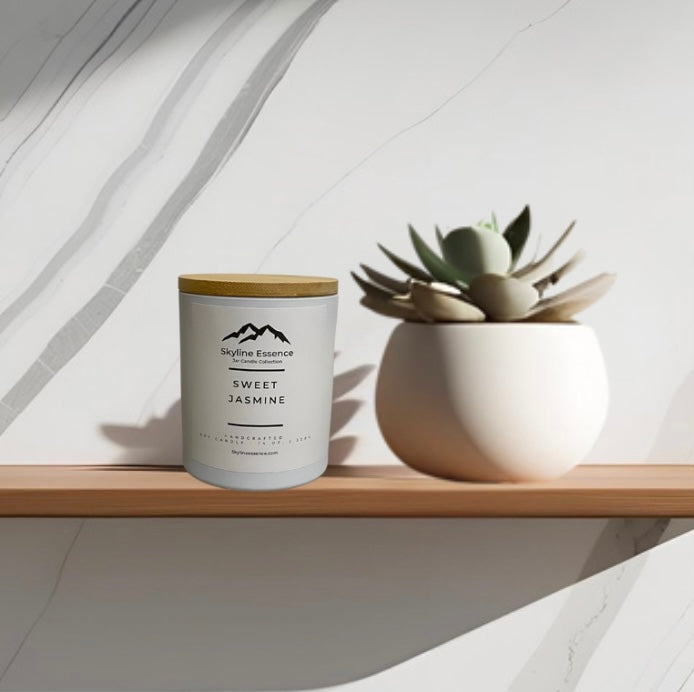 Sweet Jasmine - Matte White Jar