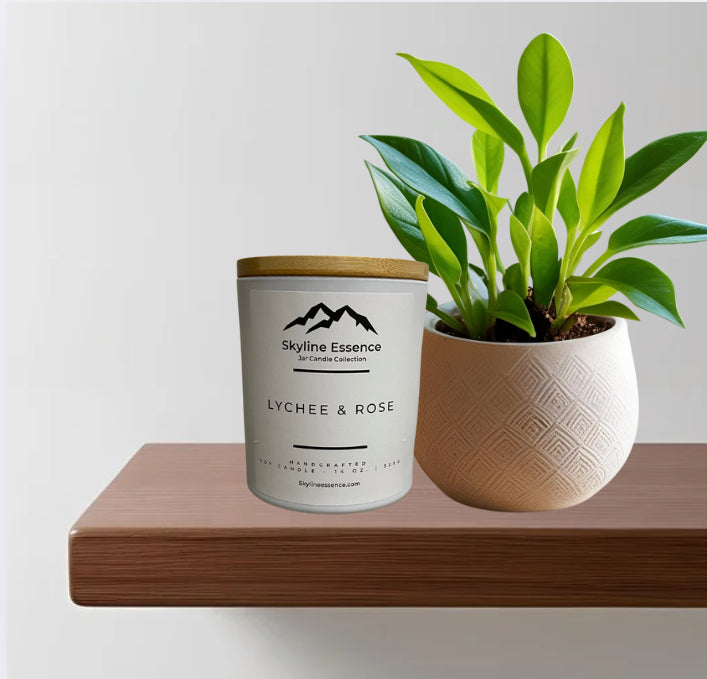 Lychee & Rose- Matte White Jar
