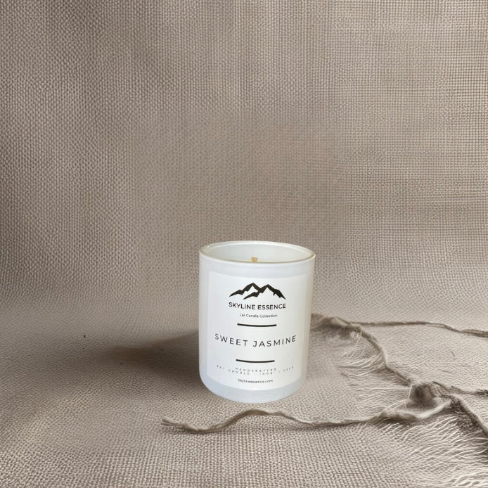 Sweet Jasmine - Matte White Jar
