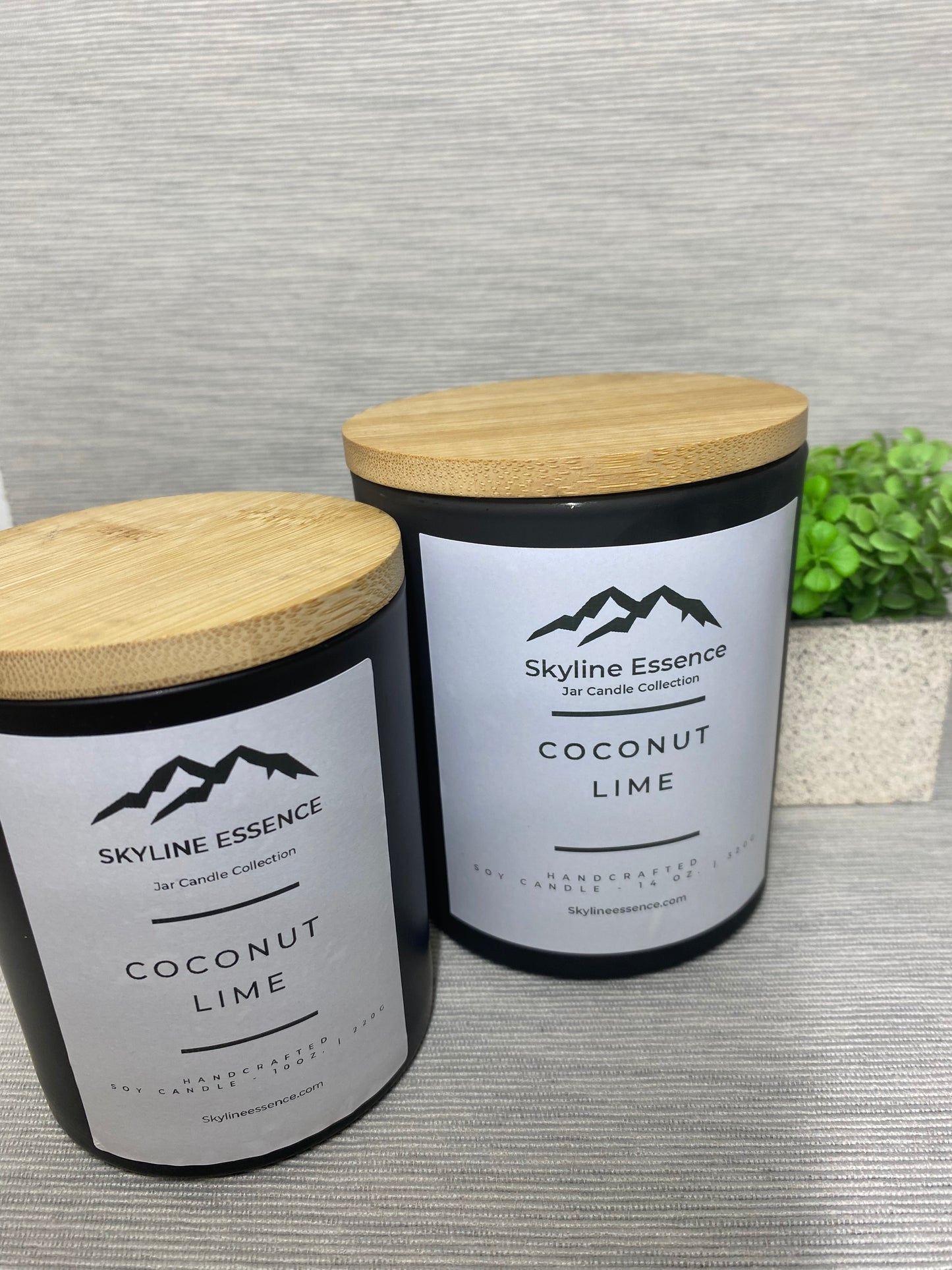Coconut Lime - Matte Black Jar