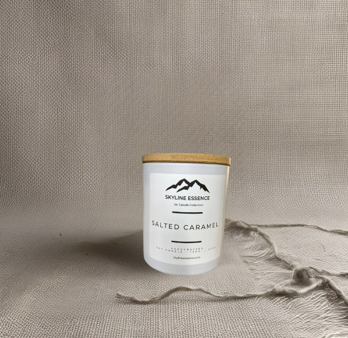 Salted Caramel - Matte White Jar