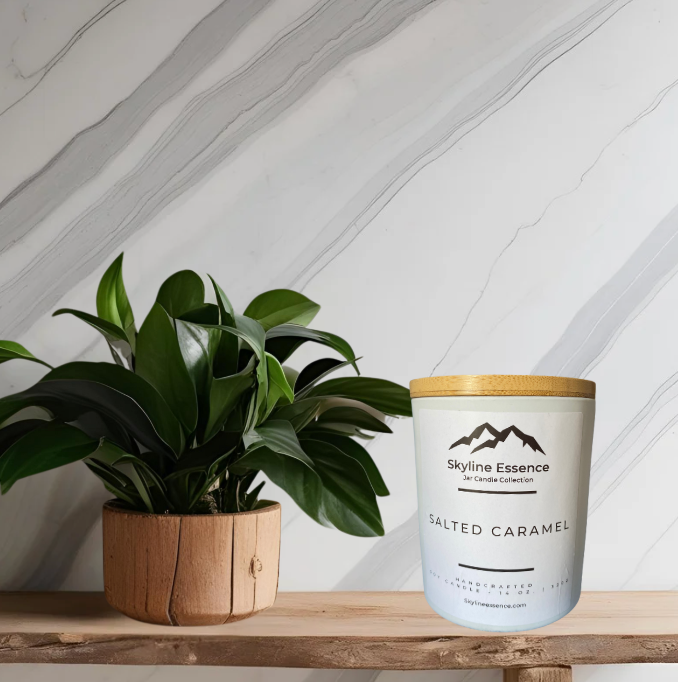 Salted Caramel - Matte White Jar