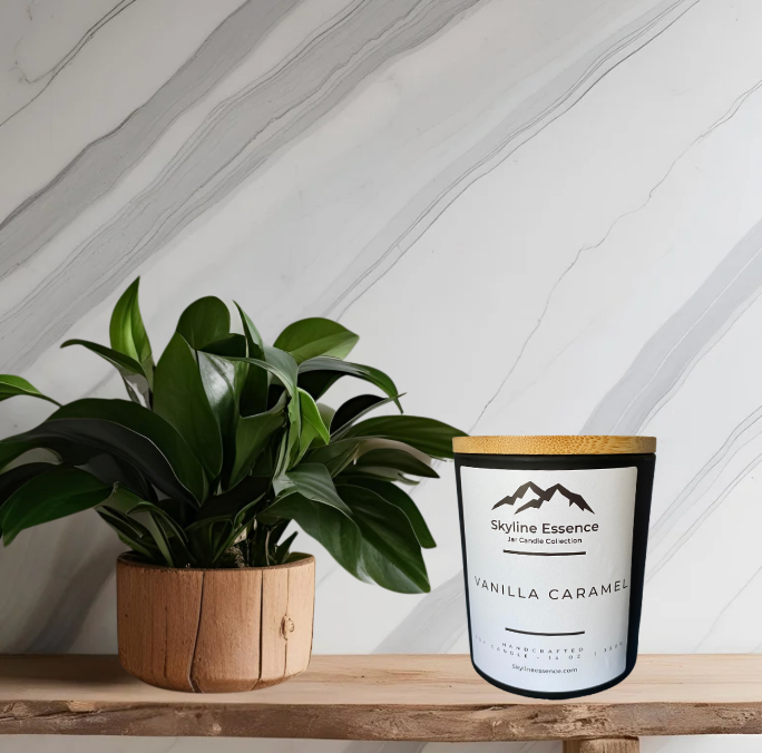 Vanilla Caramel - Matte Black Jar