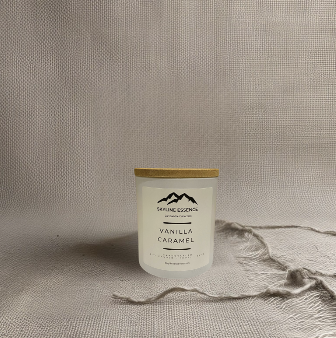 Vanilla Caramel - Matte White Jar