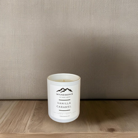 Vanilla Caramel - Matte White Jar