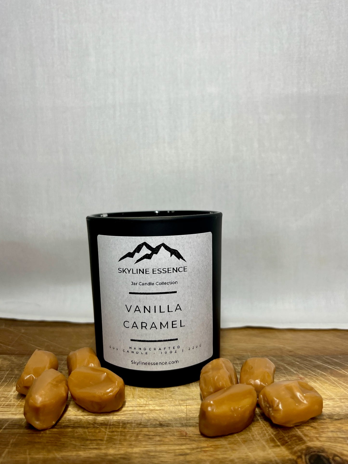 Vanilla Caramel - Matte Black Jars