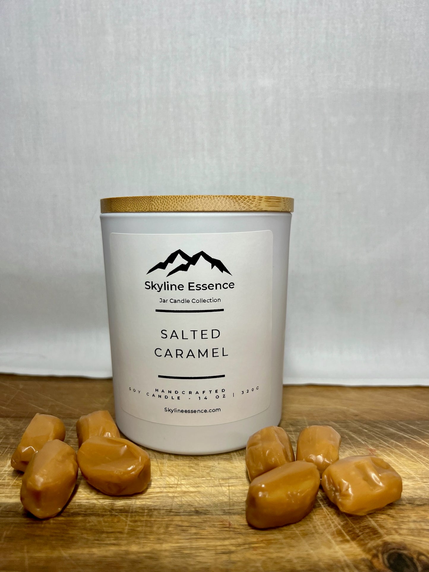 Salted Caramel - Matte White Jars