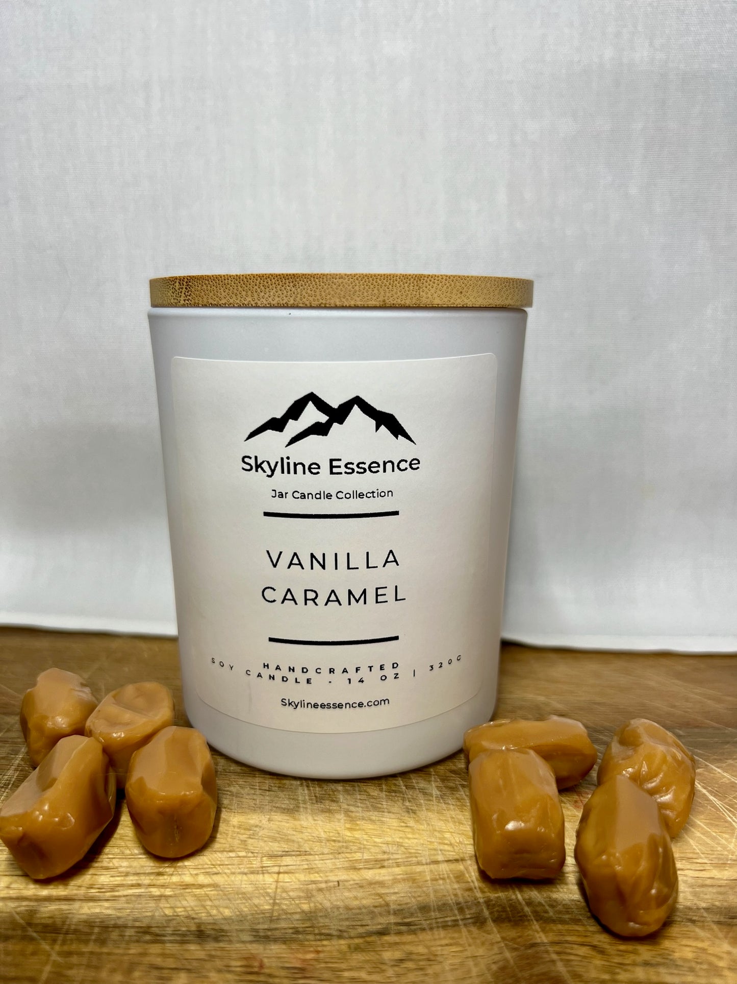 Vanilla Caramel - Matte White Jars