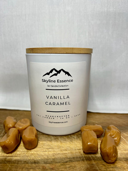 Vanilla Caramel - Matte White Jars