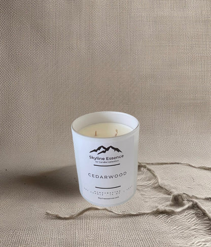 Cedarwood - Matte White Jar