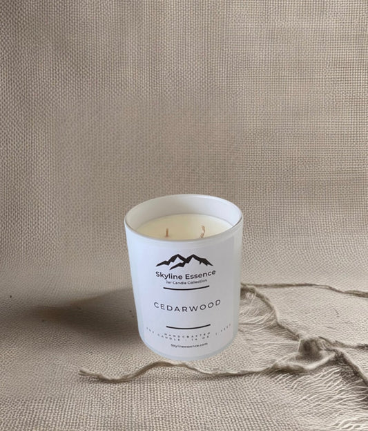 Cedarwood - Matte White Jar