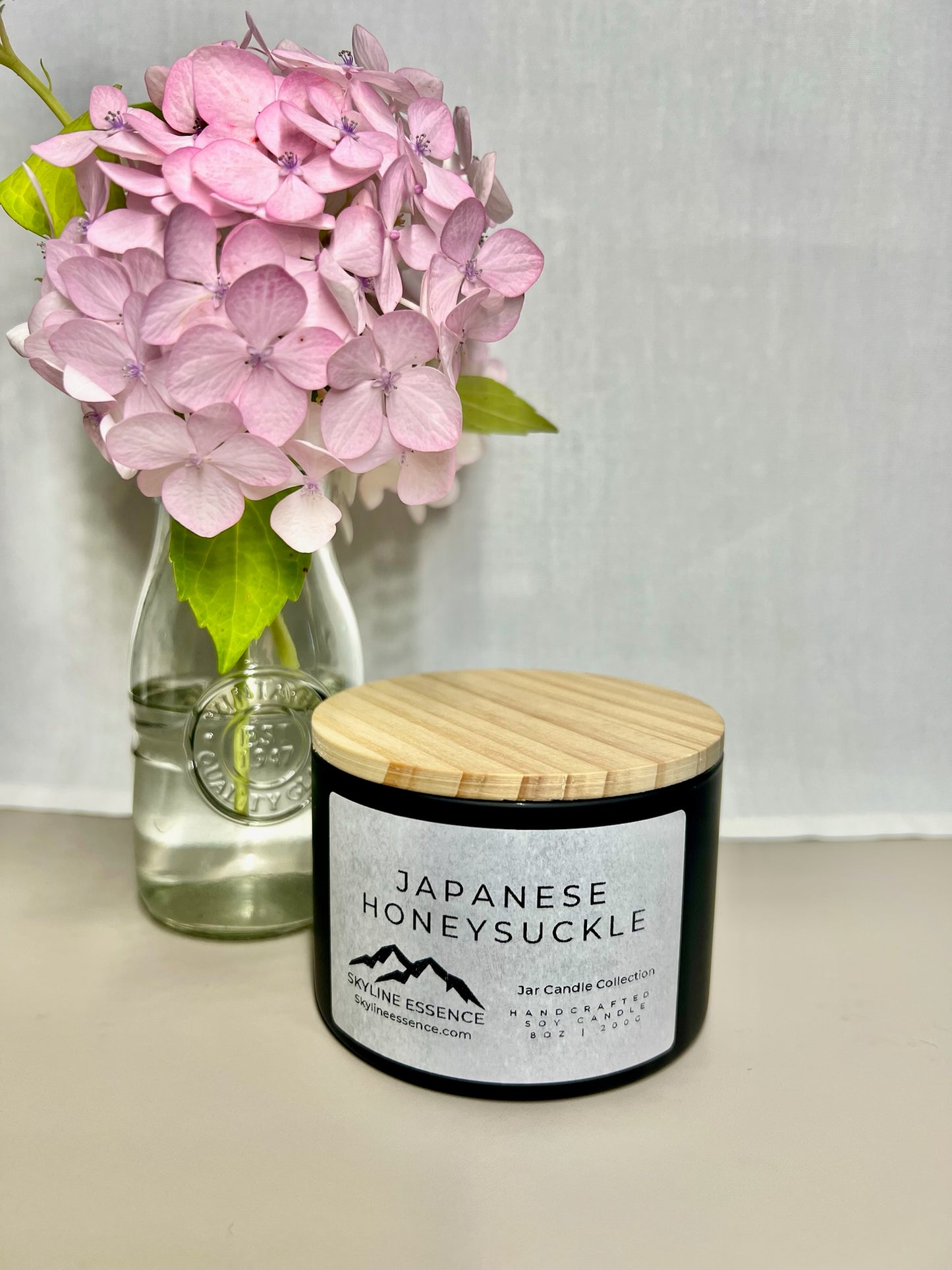 Japanese Honeysuckle  - Matte Black Jars
