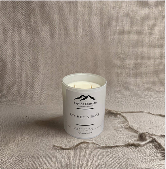 Lychee & Rose- Matte White Jar
