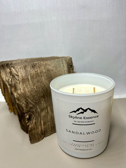 Sandalwood - Matte White Jars