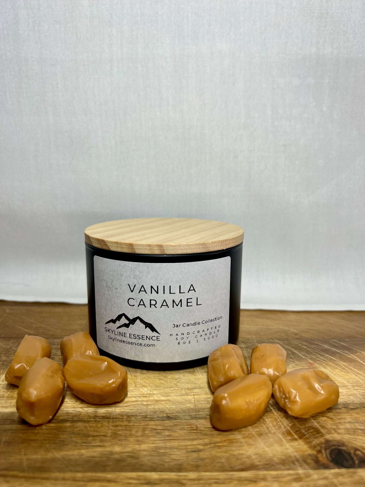 Vanilla Caramel - Matte Black Jars