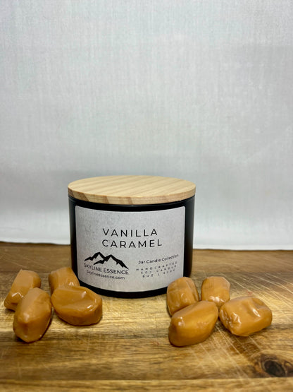 Vanilla Caramel - Matte Black Jars