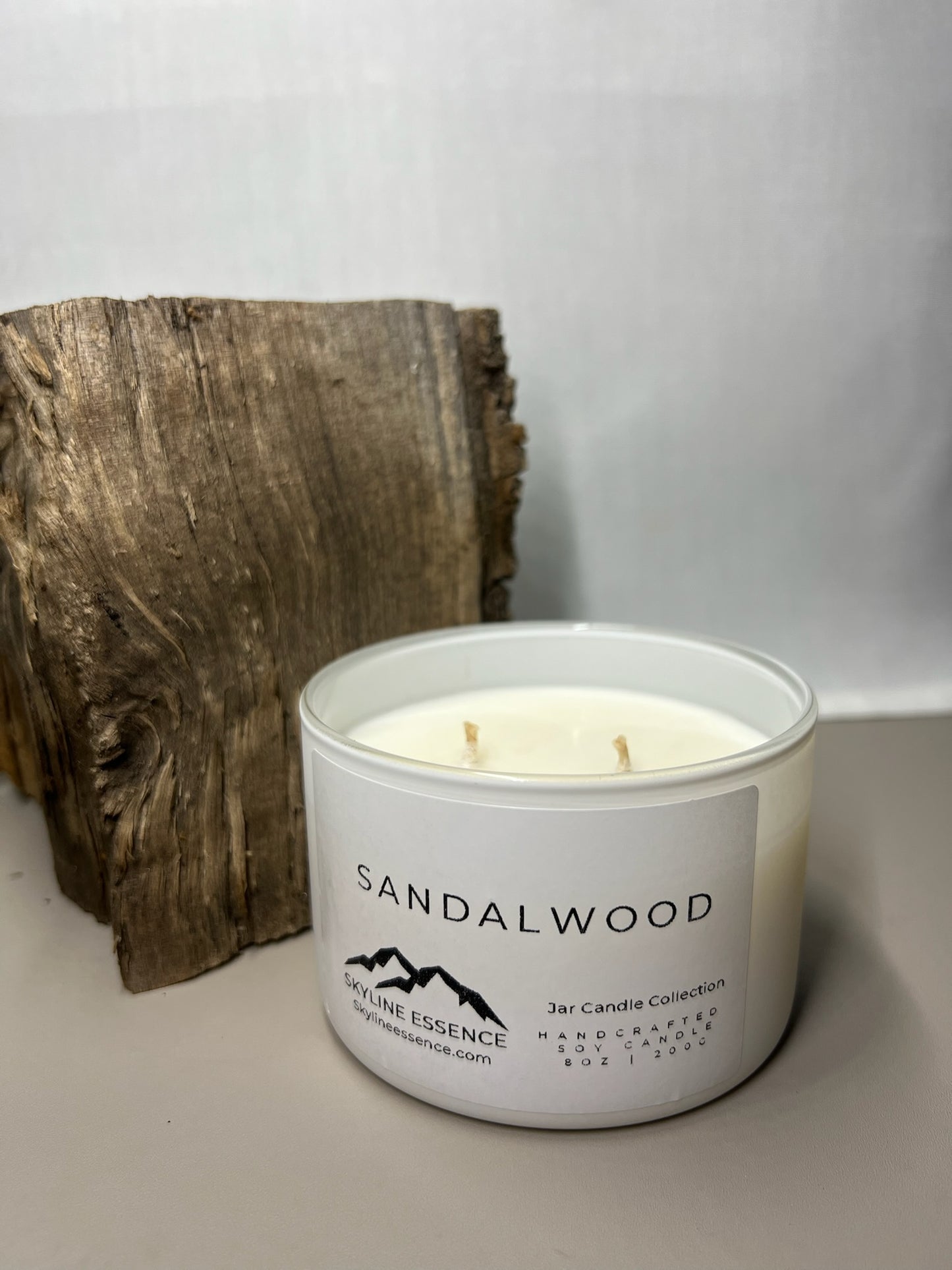 Sandalwood - Matte White Jars