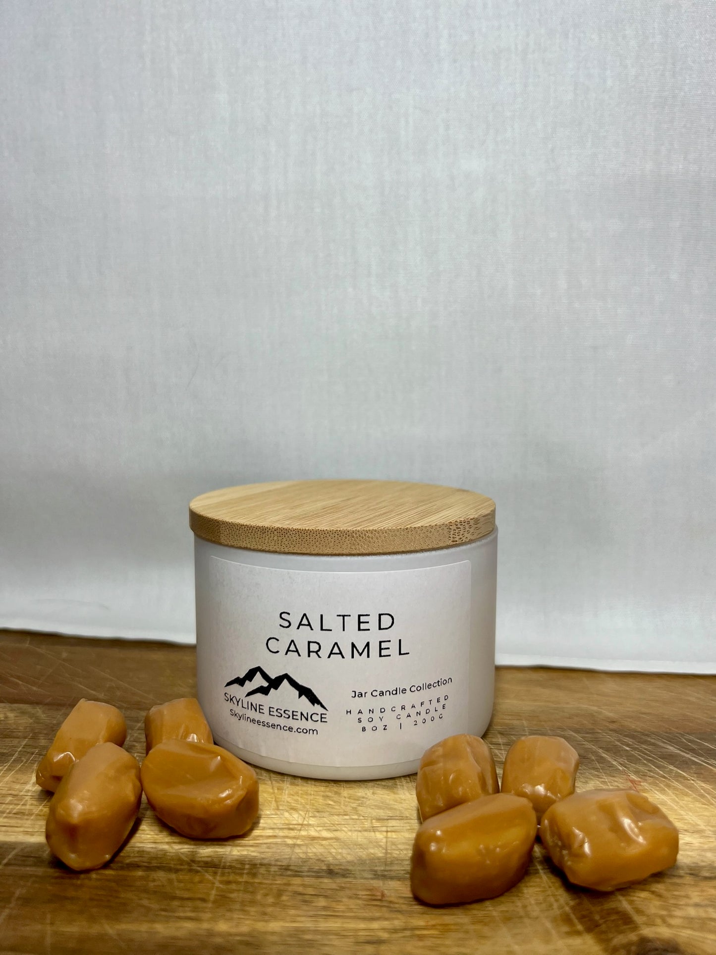 Salted Caramel - Matte White Jars