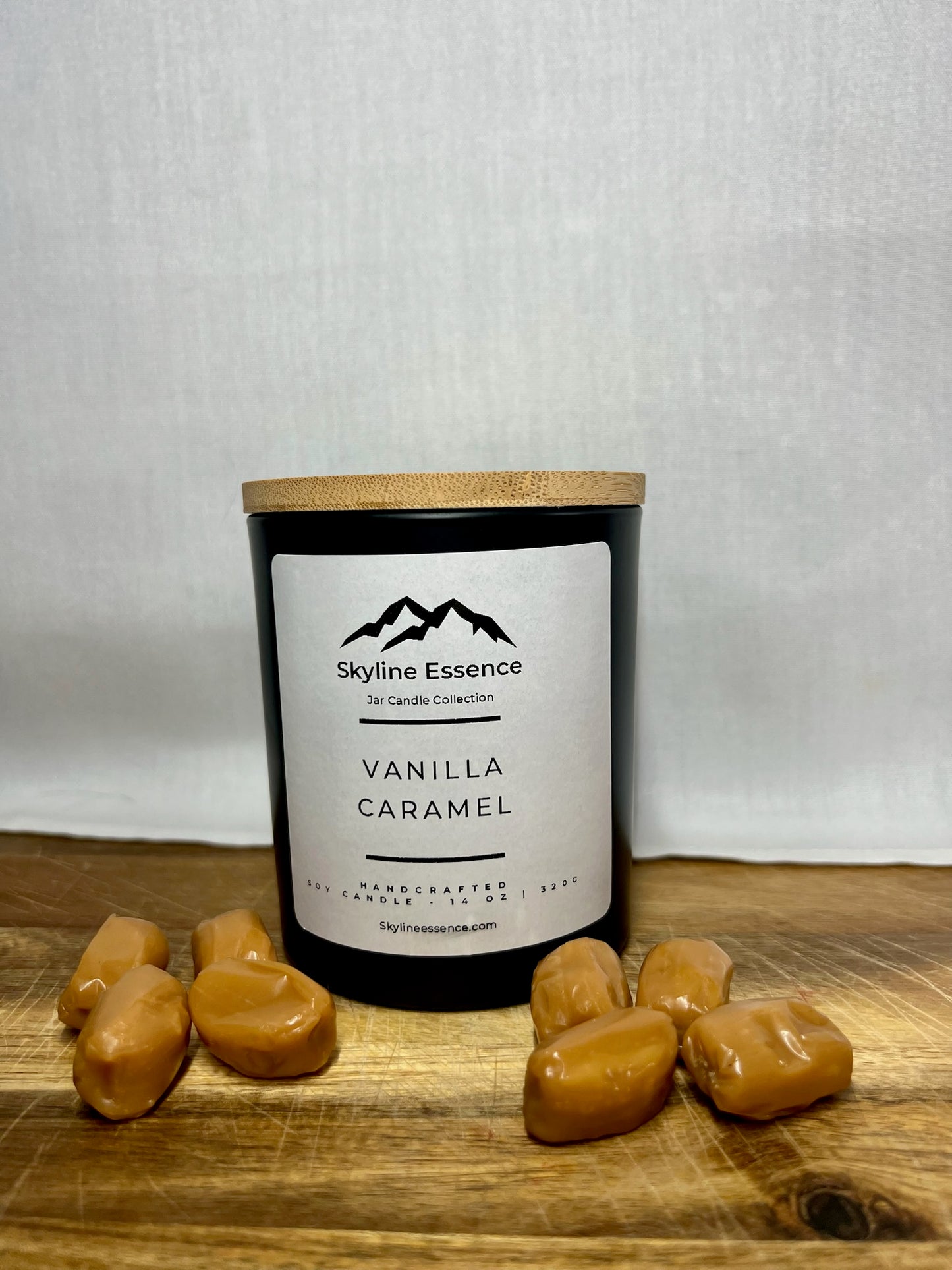 Vanilla Caramel - Matte Black Jars