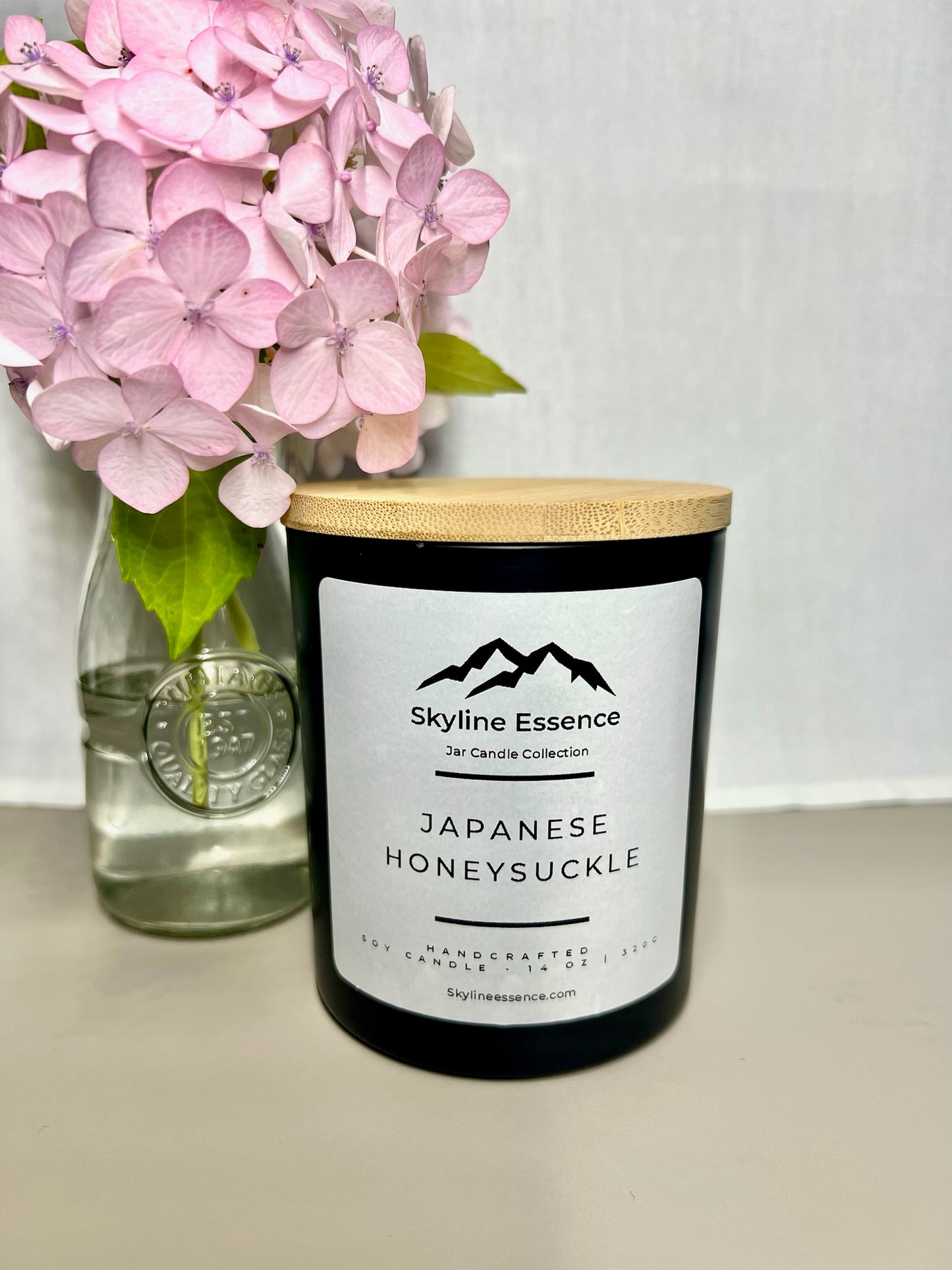 Japanese Honeysuckle  - Matte Black Jars
