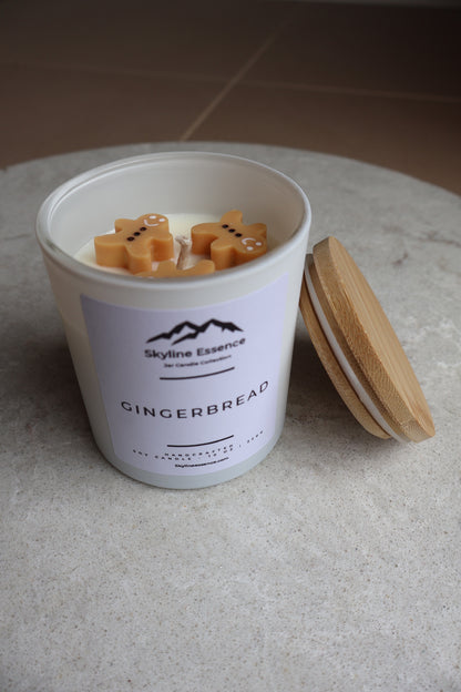 Gingerbread - Matte White Jar Medium