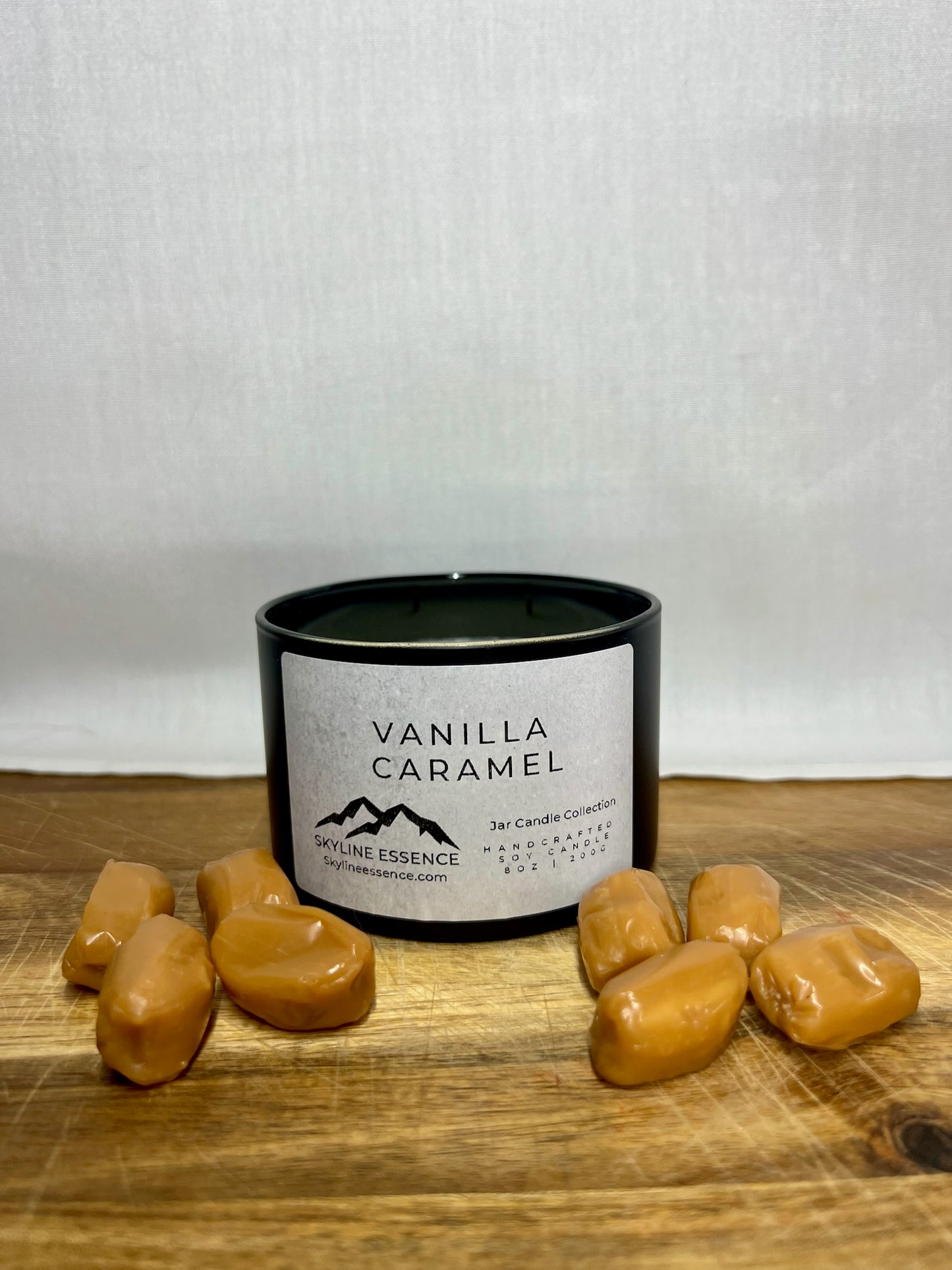 Vanilla Caramel - Matte Black Jars