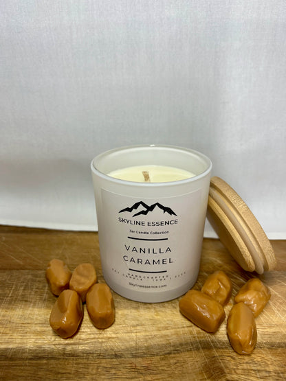 Vanilla Caramel - Matte White Jars