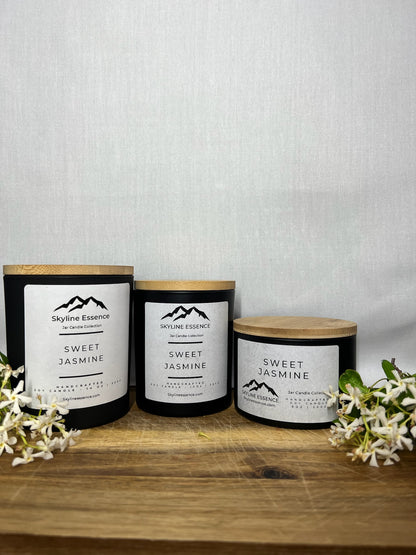 Sweet Jasmine - Matte Black Jars