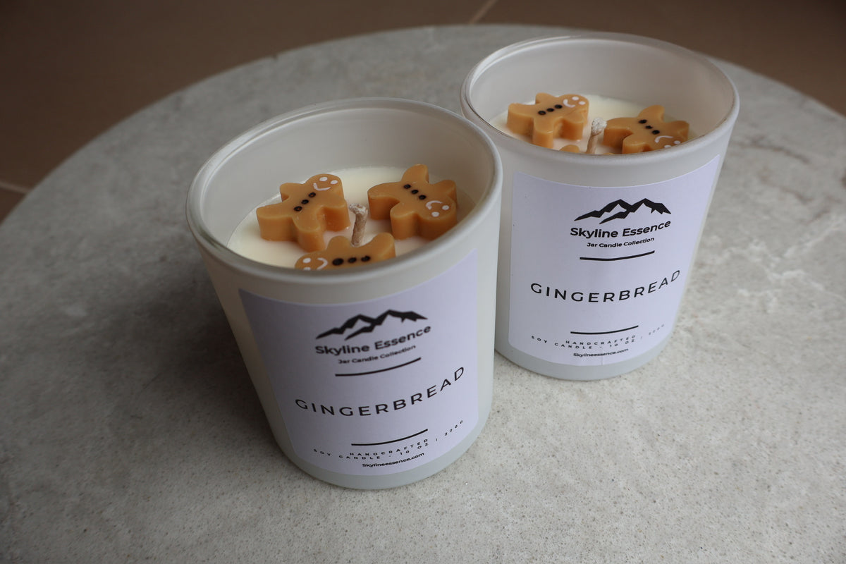 Gingerbread - Matte White Jar Medium