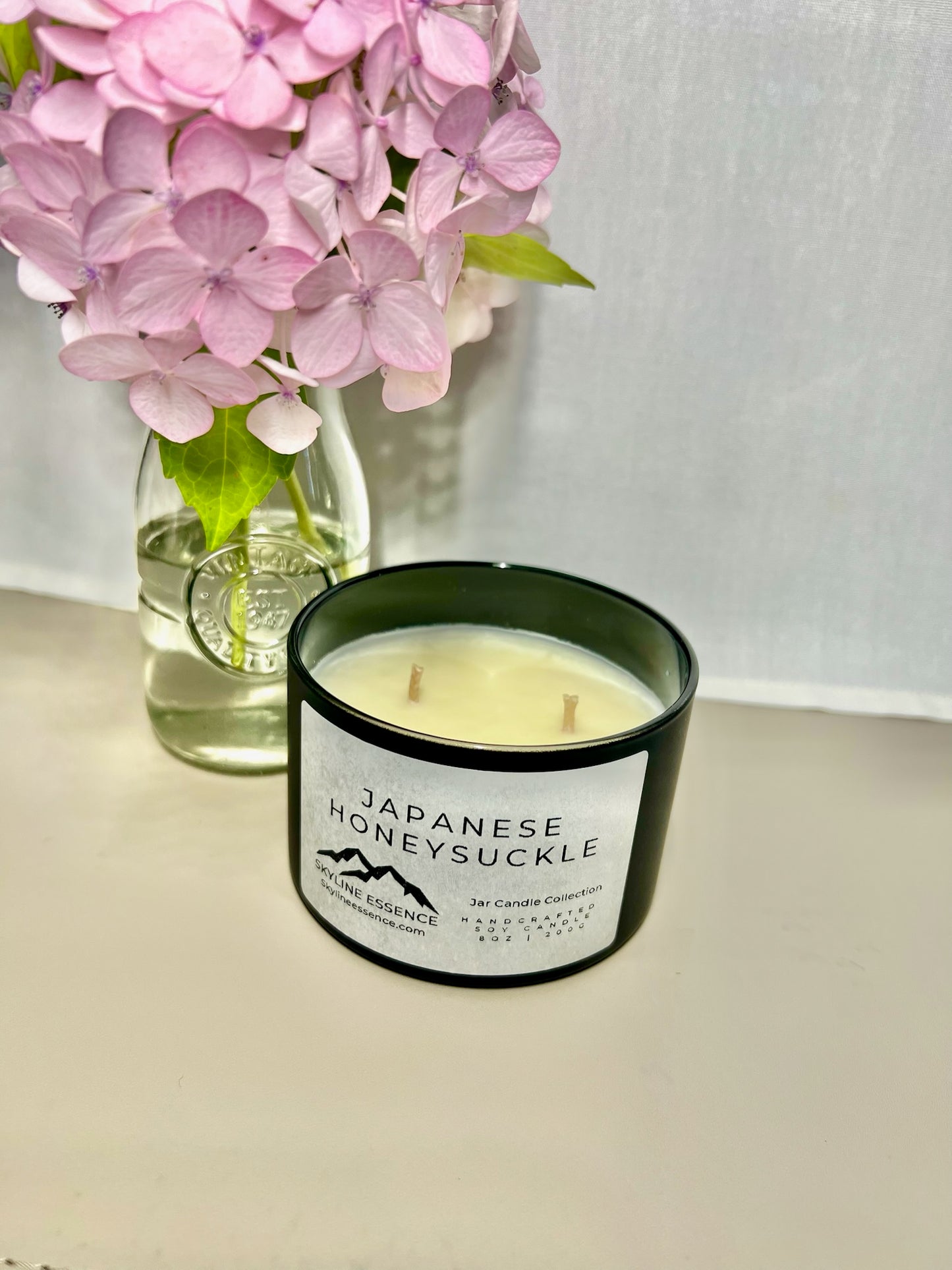 Japanese Honeysuckle  - Matte Black Jars