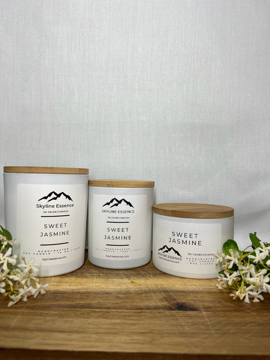 Sweet Jasmine - Matte White Jars