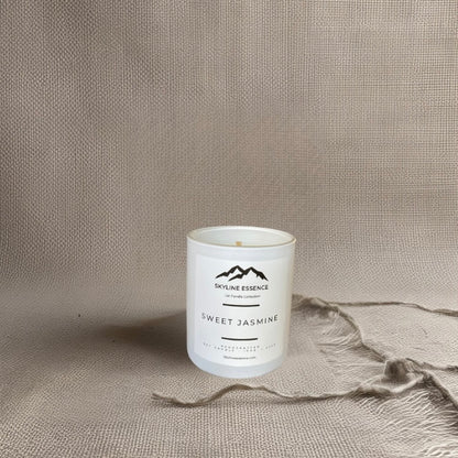 Sweet Jasmine - Matte White Jar