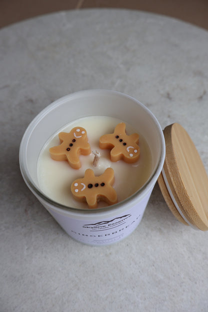 Gingerbread - Matte White Jar Medium