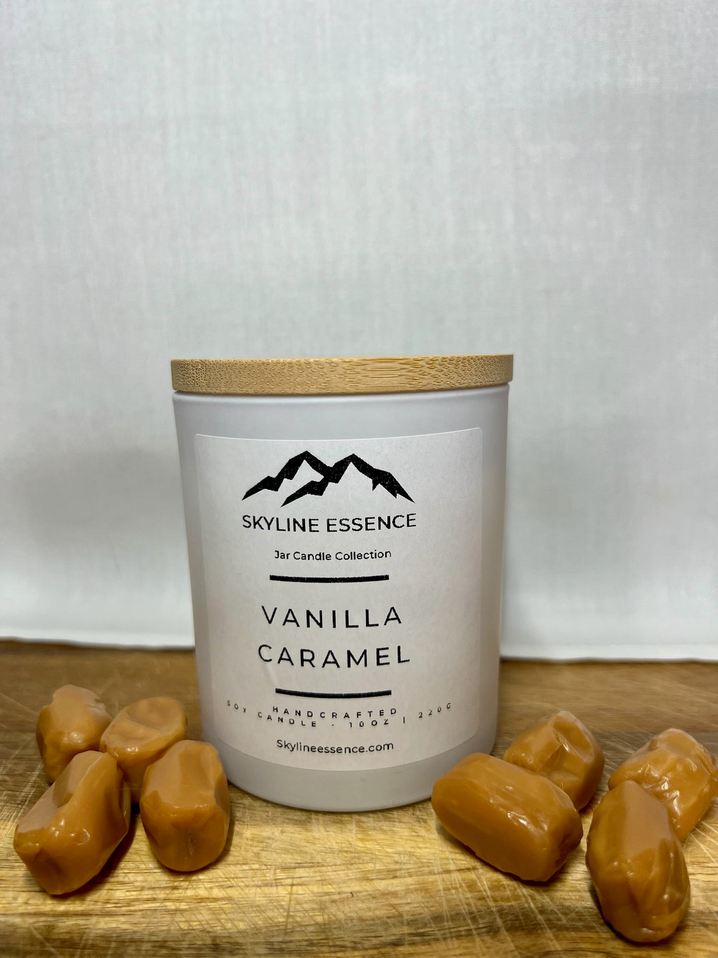 Vanilla Caramel - Matte White Jars