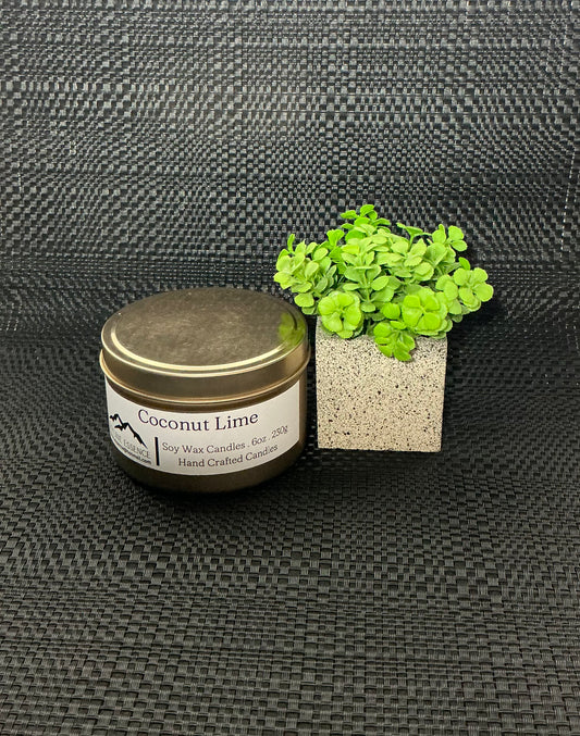 Coconut Lime- Tin Candle