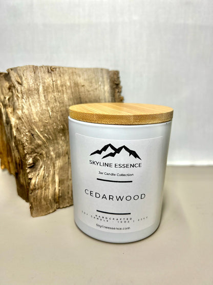 Cedarwood - Matte White Jars