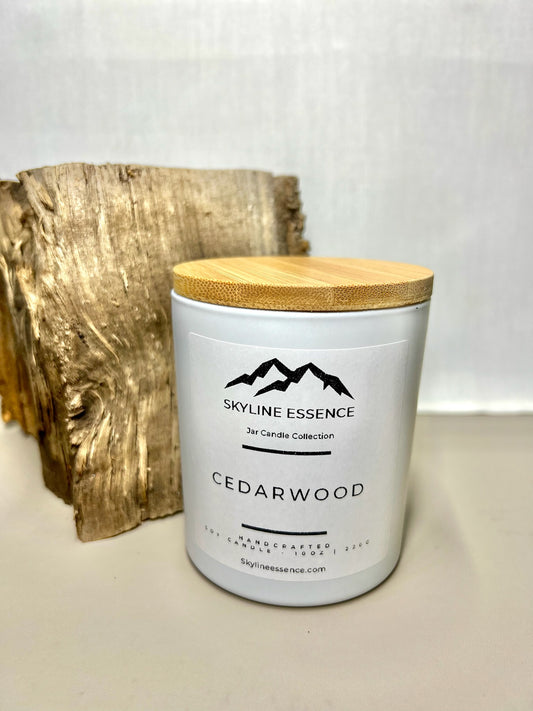 Cedarwood - Matte White Jars