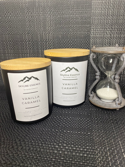 Vanilla Caramel - Matte Black Jar