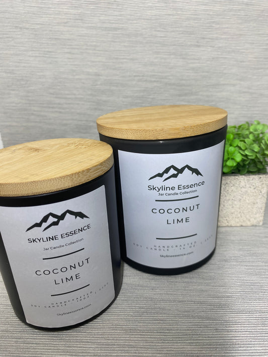 Coconut Lime  - Matte Black Jar