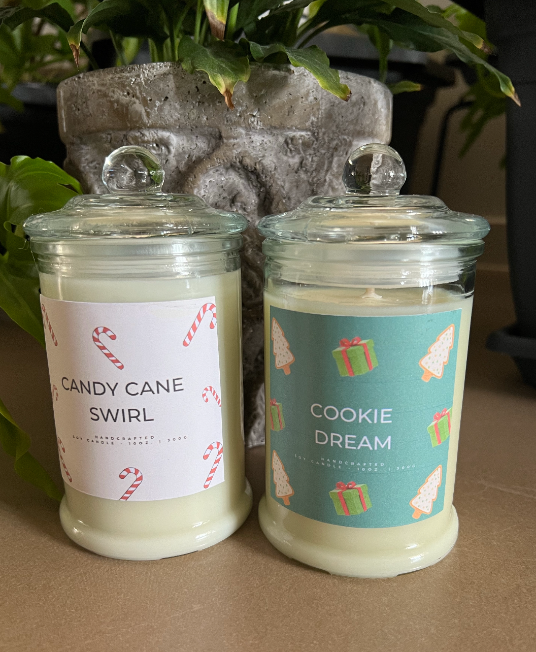 Candy Cane Swirl - Apothecary Medium