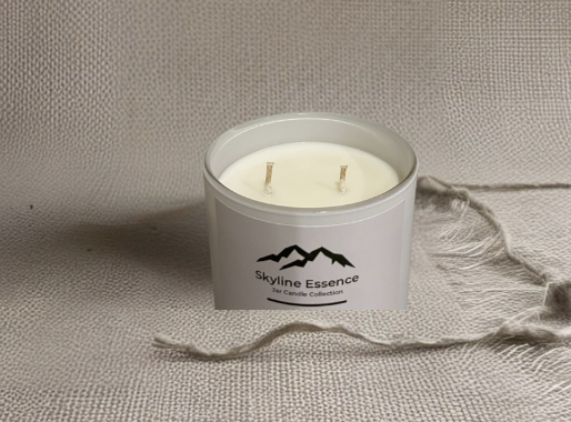 Japanese Honeysuckle - Matte White Jar