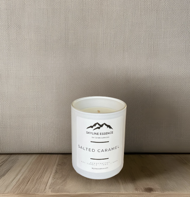 Salted Caramel - Matte White Jar