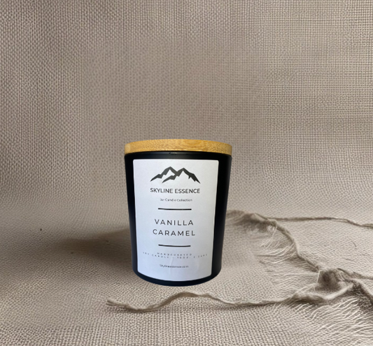 Vanilla Caramel - Matte Black Jar
